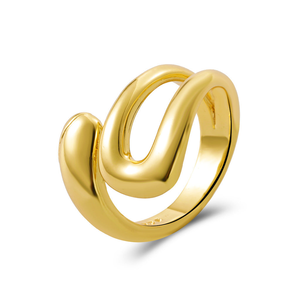 Womens Alloy Rings Retro Geometric Pearl Portrait Ring Love Rings Fashion Jewelry Unto Women Metal Rings Retro