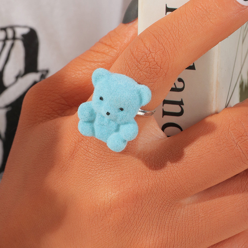 Womens Velvet Ring Fashion Jewelry Simple Metal Electroplated Ring Chicest Ring For Women Creative Ring Design