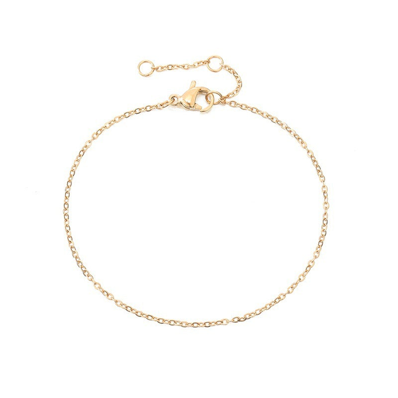 Stainless Steel Multi Layer Chain Bracelet U Shaped Design Electroplating Elegant Bracelet for Women and Girls