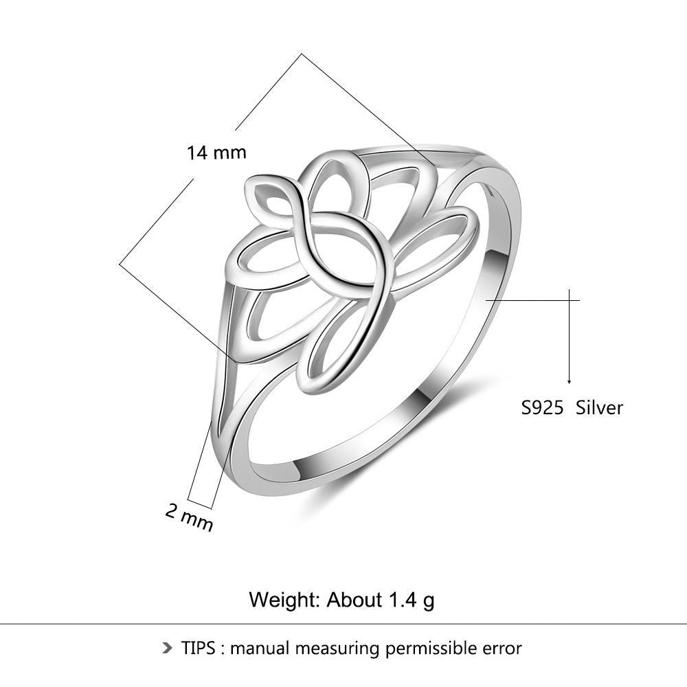 Unisex Geometric Silver Ring Glossy Electroplated Band Jewelry For Women And Men Elegant Design For Daily Wear