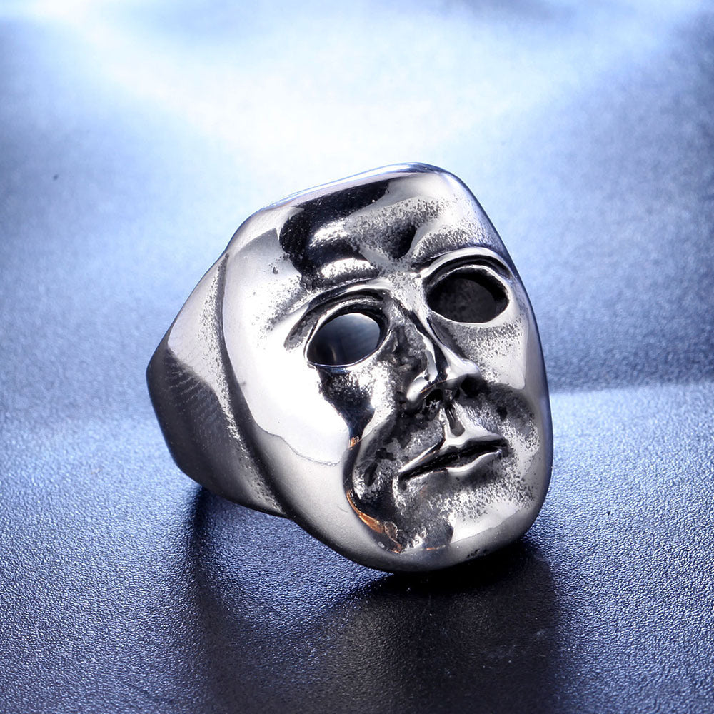 Retro Personality Trend Domineering Titanium Steel Ring