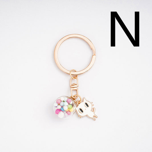 Girl Heart Keychain Cartoons Metal Key Chain For Bags Ornament And Cute Stylish Keyring Decoration Accessories