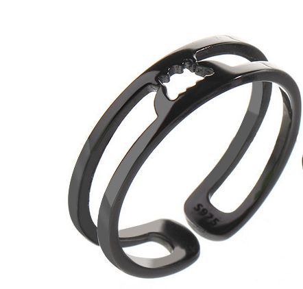 Sterling Silver Rings For Couples Fashion Minimalist Geometric Matching Rings Promise Bands Wedding Anniversary