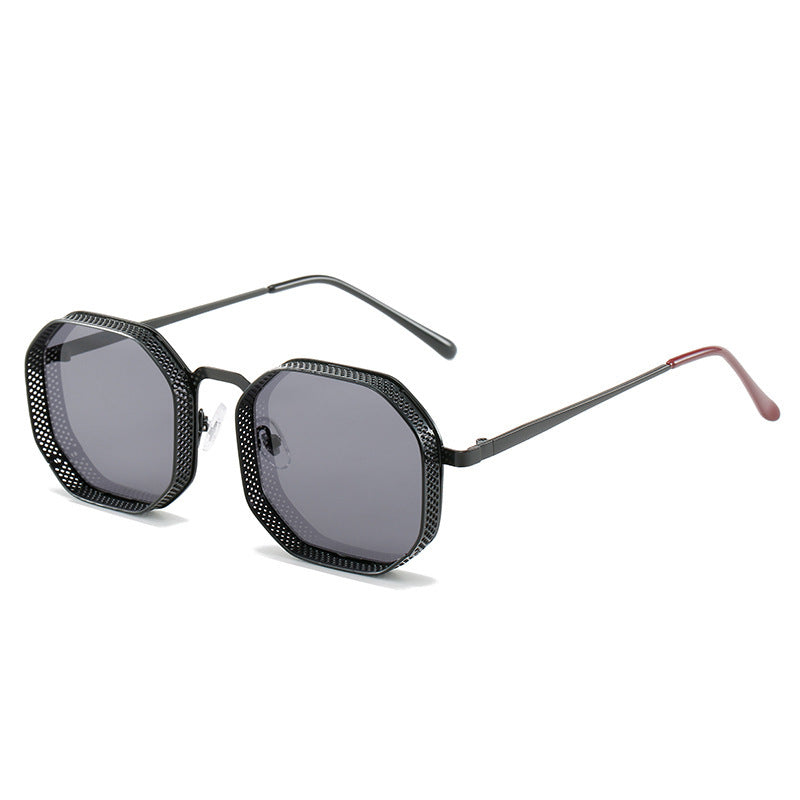 Metal Frame Box Sunglasses For Men And Women PC Lenses Travel Sunglasses Durable Lightweight Frame Eyewear Great Gift