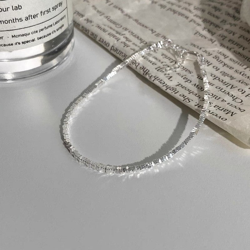 Women Electroplated Bracelet With Artificial Crystal Chic Design Fashionable Bangle Jewelry For Women And Girls