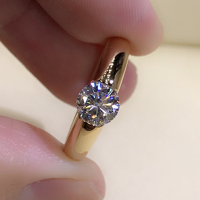 Womens Arc Couple Ring Floral Brass Jewelry For Women Fashion Accessory Trendy Daily Wear Elegant Gift Classic