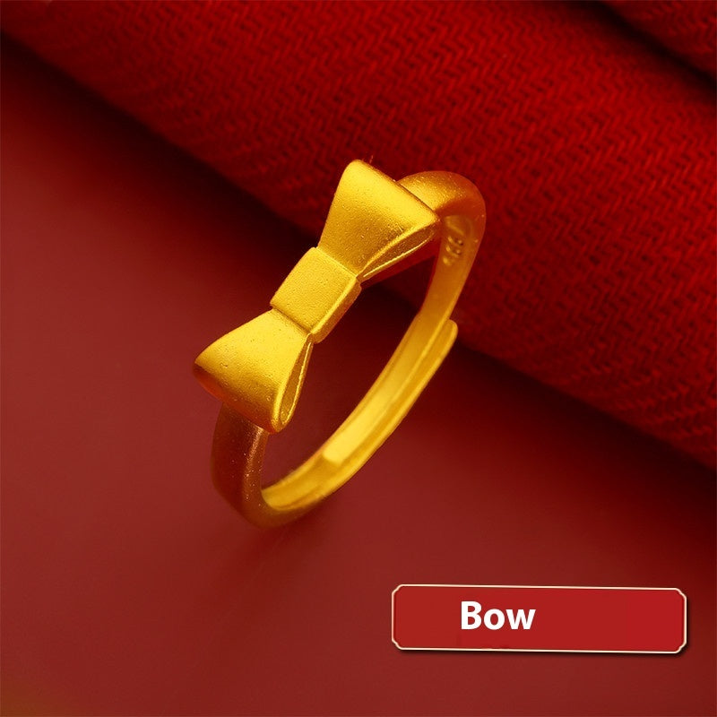 Vietnam Placer Gold Ring For Women Does Not Fade