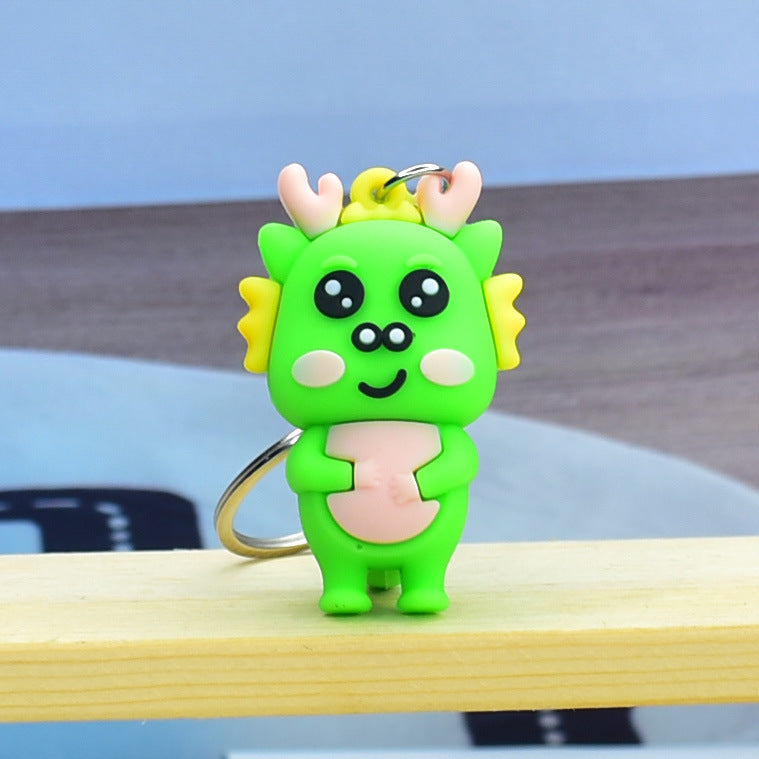 Geometric PVC Bag Pendant Keychain With Durable Hardware For Bags Keys Backpacks Cute Accessory Everyday Style