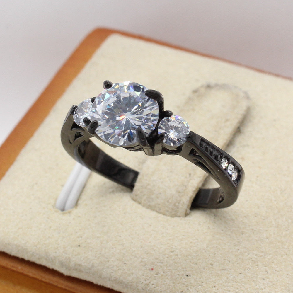 Men's Titanium Steel Ring Simple Band European American Fashion Jewelry Polished Steel Black Ring For Him Gift For Men Boyfriend Husband Anniversary