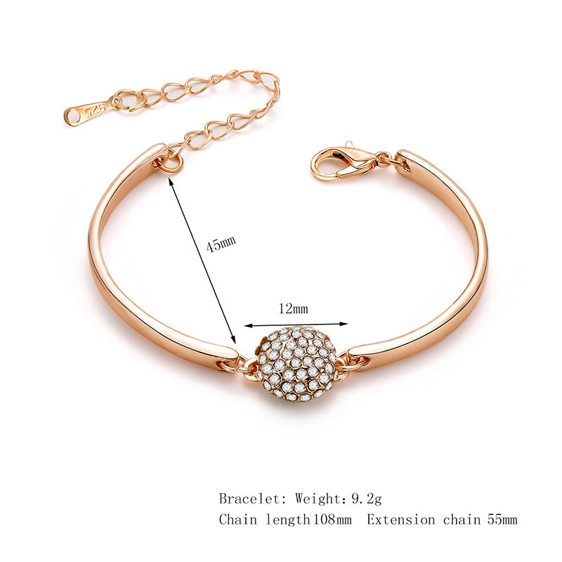 Geometric Electroplated Alloy Bracelet For Women Chic Elegant Jewelry Suitable For Everyday Wear Great Gift Now
