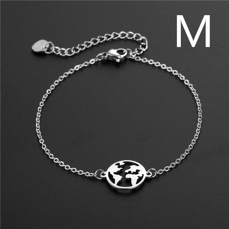 Geometric Stainless Steel Bracelet Bangle for Men and Women Hip Hop Silver Jewelry Trendy Urban Accessory Gift