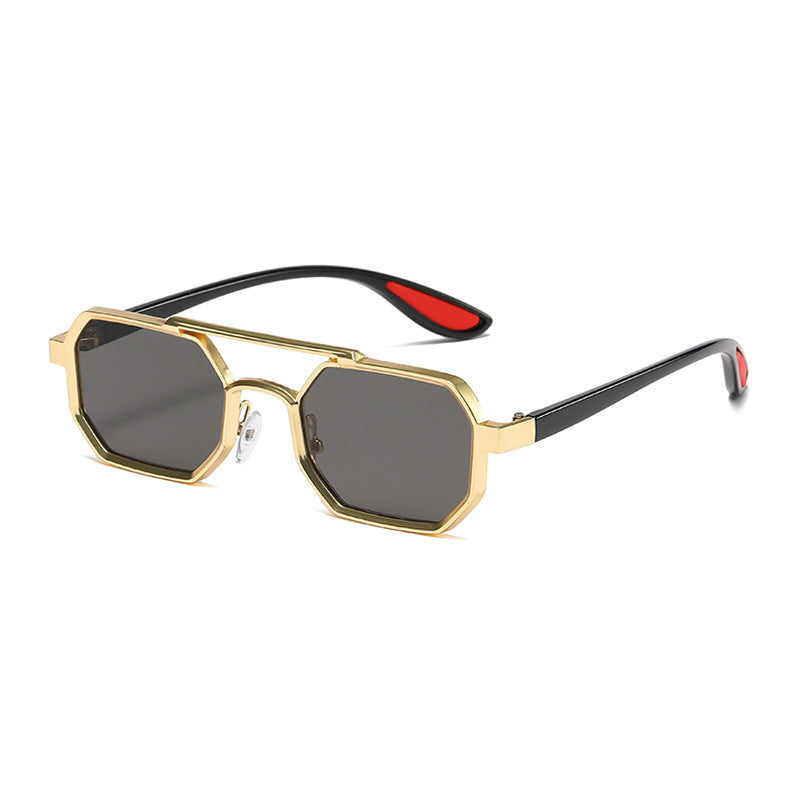 Large Frame Sunglasses Style Eyewear Non Polarized UV400 Protection Full Frame Metal Unisex Casual Sun Glasses