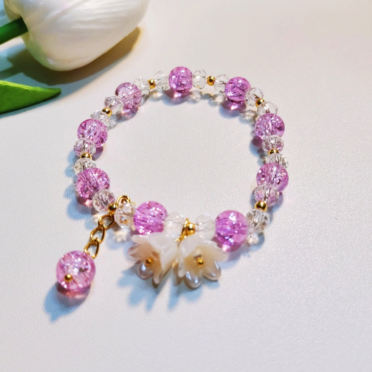 Unisex Geometric Colorful Glaze Bracelet Travel Gift