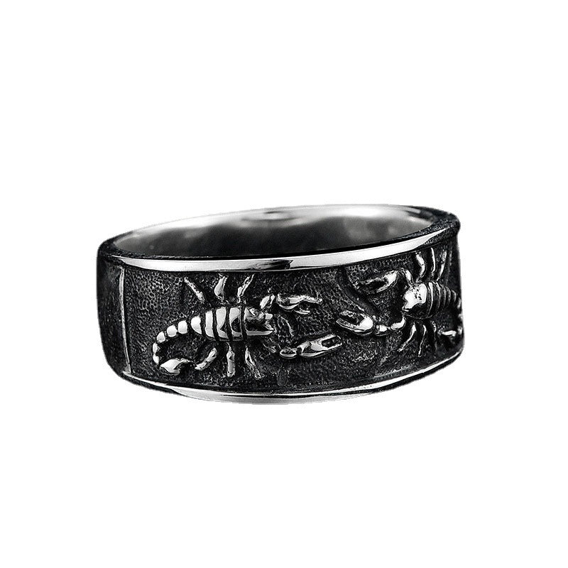 Unisex Adjustable Copper Ring Geometric Retro Style Electroplated Jewelry For Everyday Style Fashion Accessory