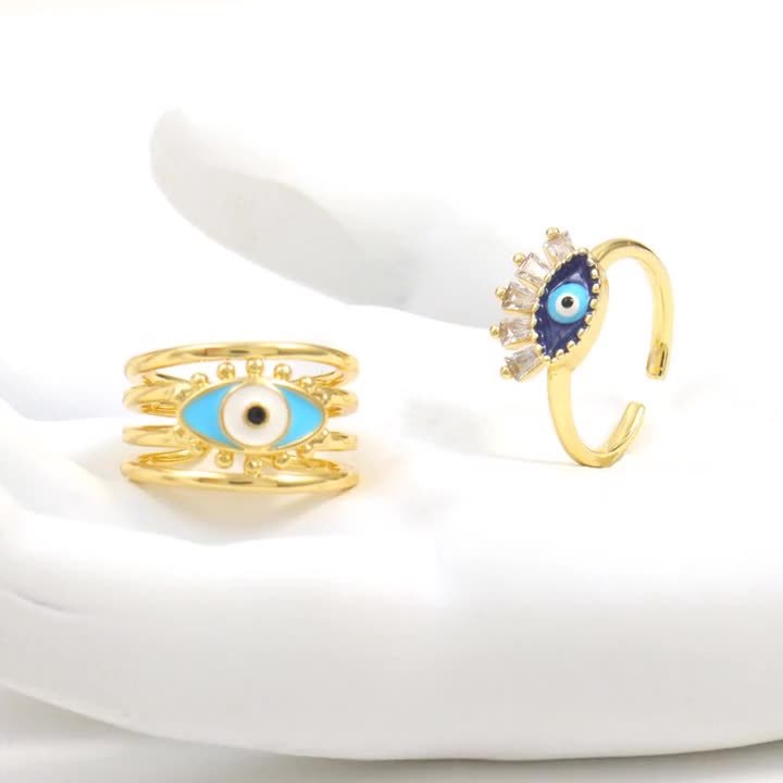 Geometric Copper Ring Adjustable Opening Fashion Ring For Men And Women Hip Hop Style Electroplated And Trendy