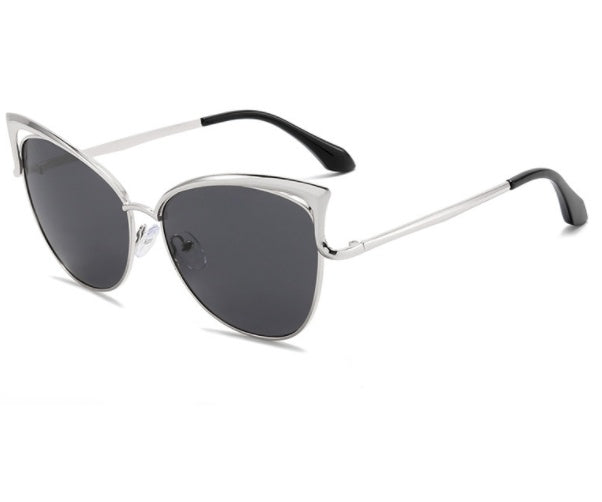 Womens Cat Eye Sunglasses With Metal Frame Lightweight Design European Fashion Eyewear UV Protection PC Lenses