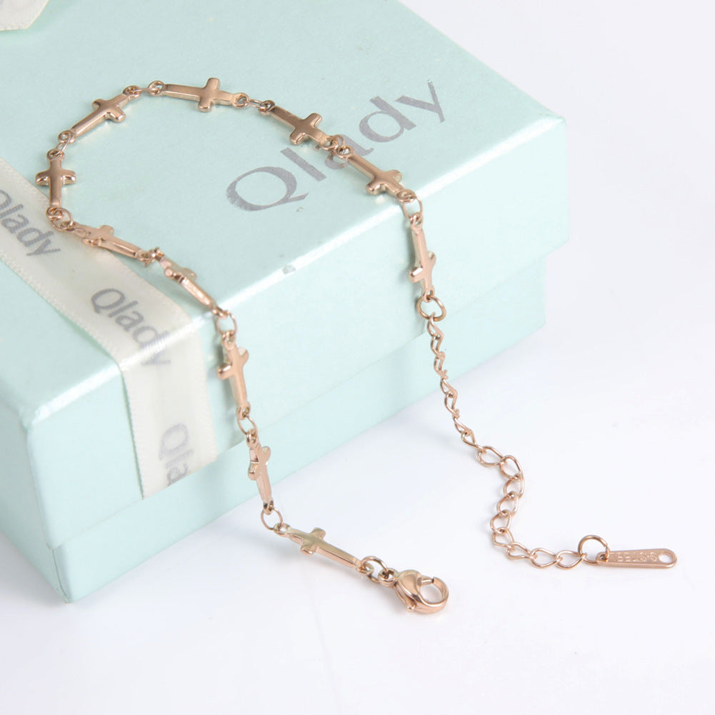 Stainless Steel Cross Necklace Geometric Pendant For Men And Women Fashion Jewelry Gift For Everyday Wear Gift