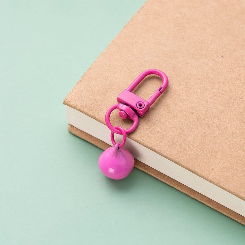 Iron and Copper Bell Keychains Pendants Durable Metal Key Chains Accessories Decorative Charms for Purses Bags