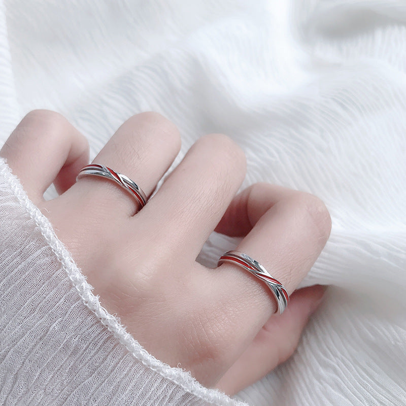 Geometric Couple Ring Set Matching Rings For Lovers