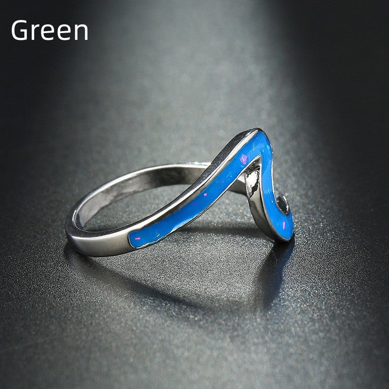 Geometric Alloy Ring For Women Minimalist Elegant Design Trendy Chic Accessory For Everyday Wear And Occasions