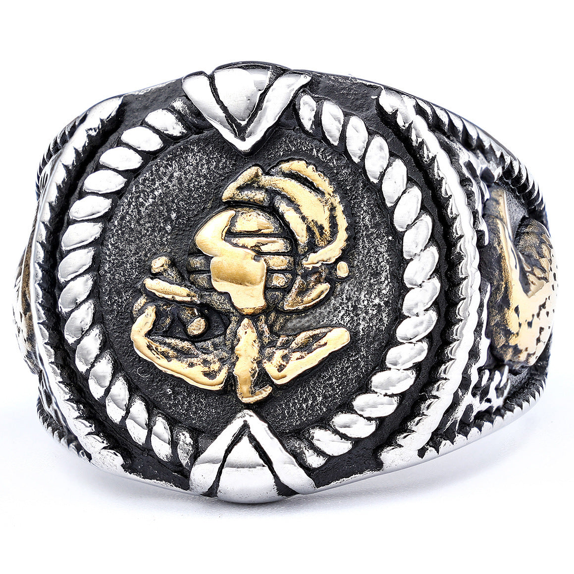 Domineering Personality Fashion Motorcycle Wind Retro Ring