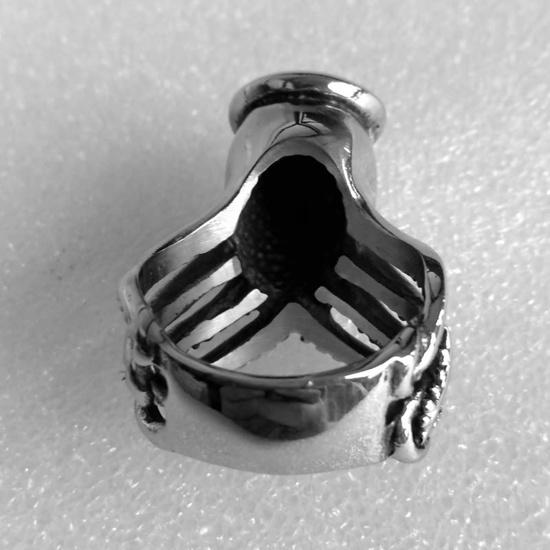 Octopus Skull Titanium Steel Rock Ring Mens Ring European American Styles US7 US8 US9 US10 US11 US12 US13 Ring