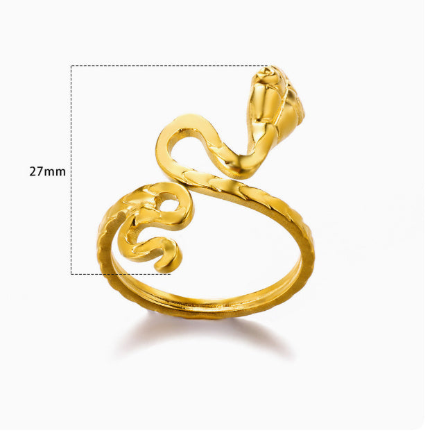 Unisex Lava Ring Electroplated Alloy Gold Silver Jewelry