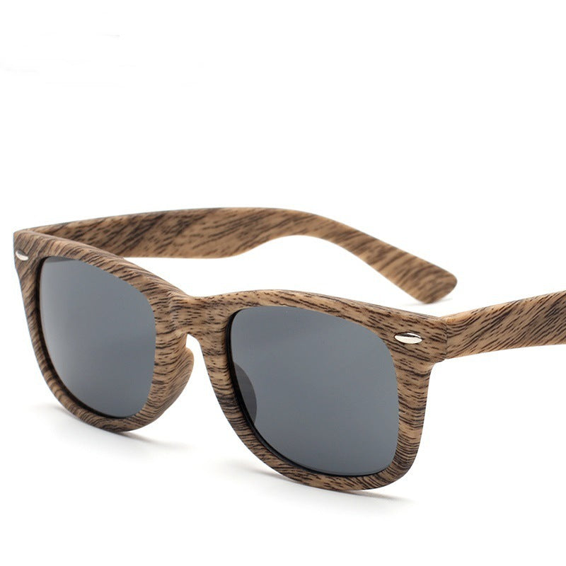 Wood Grain Sunglasses Unisex UV Protection Fashion Eyewear Travel Glasses Durable AC Lenses For Men Plus Women