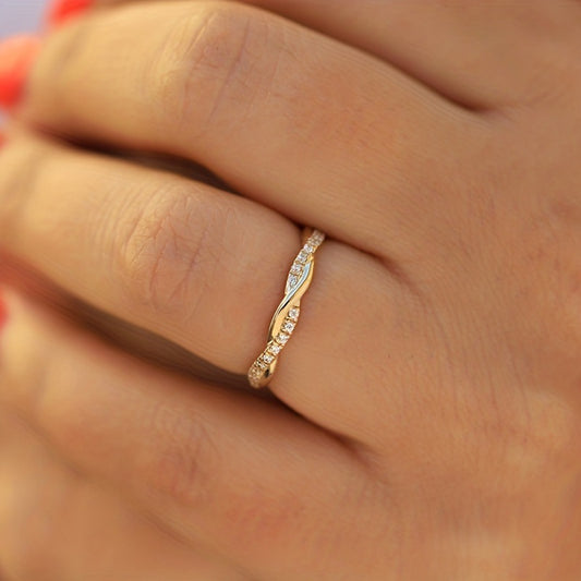 Womens Cross Ring Electroplated Alloy Fashion Ring With Unique Design Womens Ring Size 5 To 11 Silver And Gold