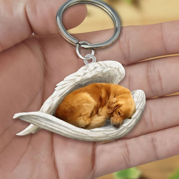 Dog Keychain Acrylic Fashion Accessory With Single Sided Printing Durable Key Ring 4 5 CMs Gift For Dog Lovers