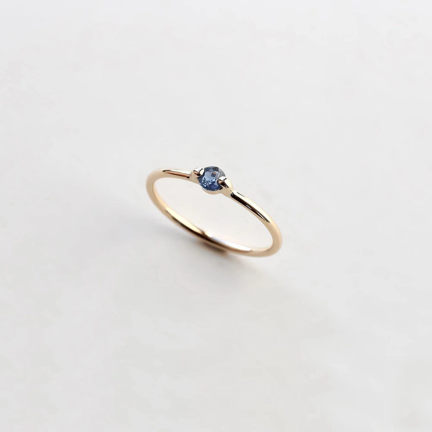 Minimalist Stackable Copper Ring Adjustable Open End Gold Plated Yellow Gold for Women Cartoon Geometric Style