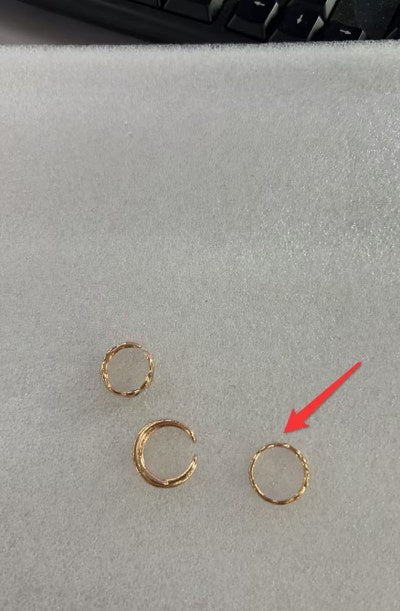 Versatile Simple Copper Geometric Ring Electroplating Gold J398 Color Adjustable Opening Ring Set X3PCS Three Piece Set