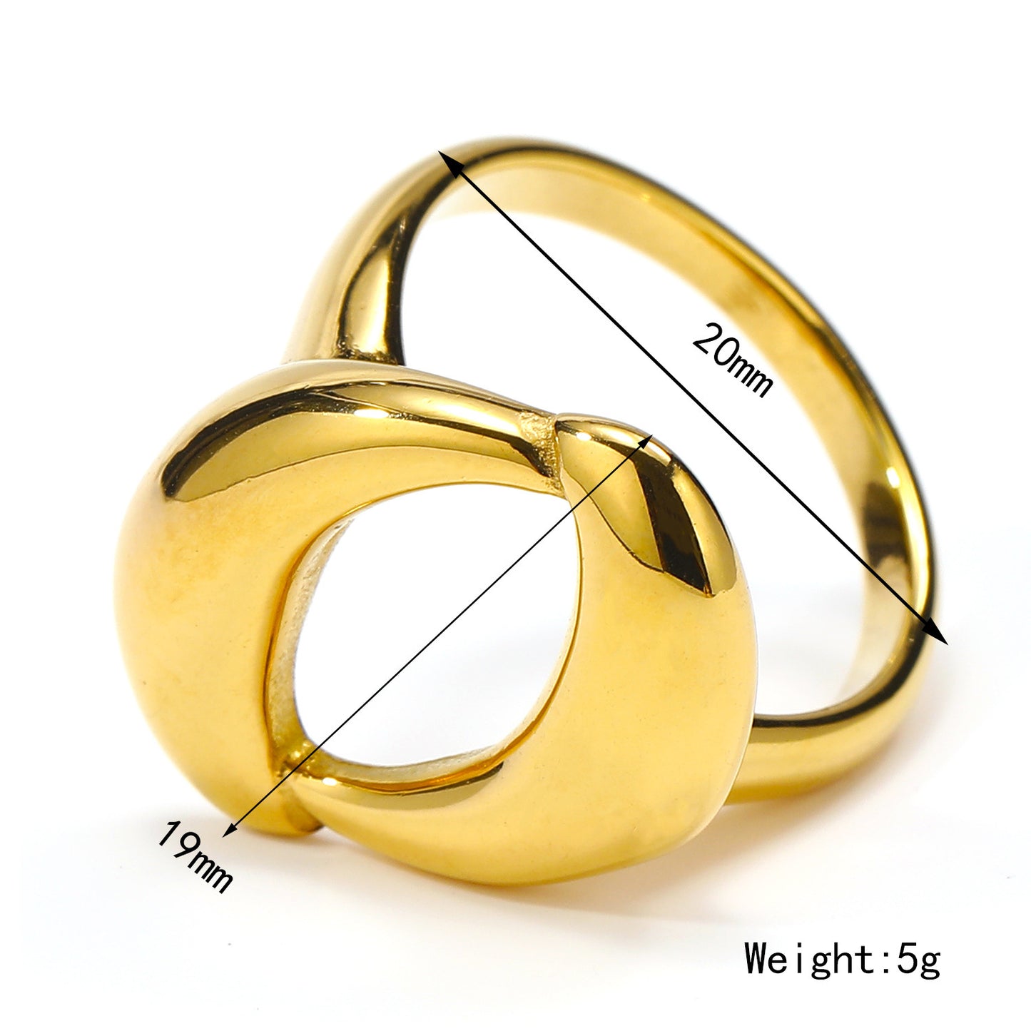 Niche Temperament All-match Heart-shaped Flower Titanium Steel Ring