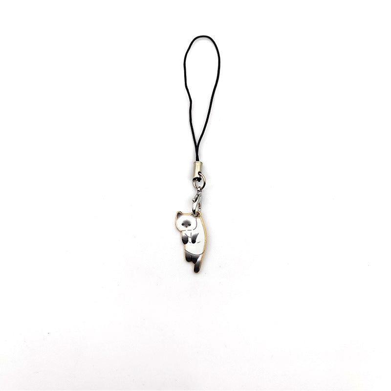 Cute Kitty Pendant Keychain Cat Design Charm For Phone Accessories And Cat Lovers Gift Ideal Gift For Cat Fans