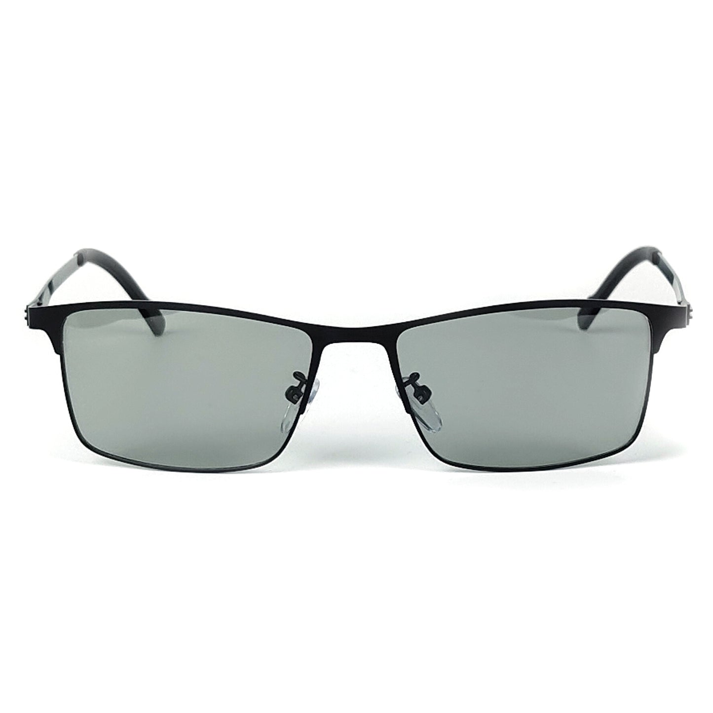 Driving Sunglasses UV400 Protection Metal Frame TAC Lenses Box Design Chain Accent Yellow Lens Night Vision UV