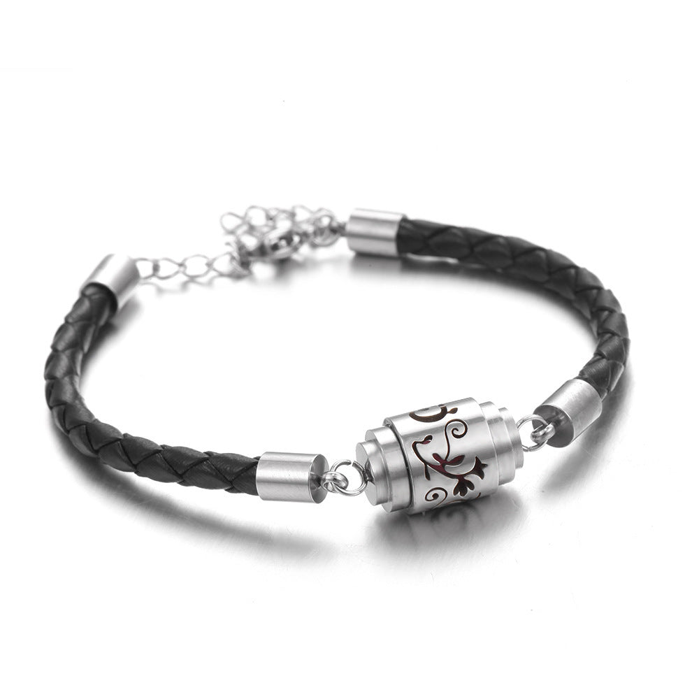 Unisex Stainless Steel Aromatherapy Bracelet Diffuser