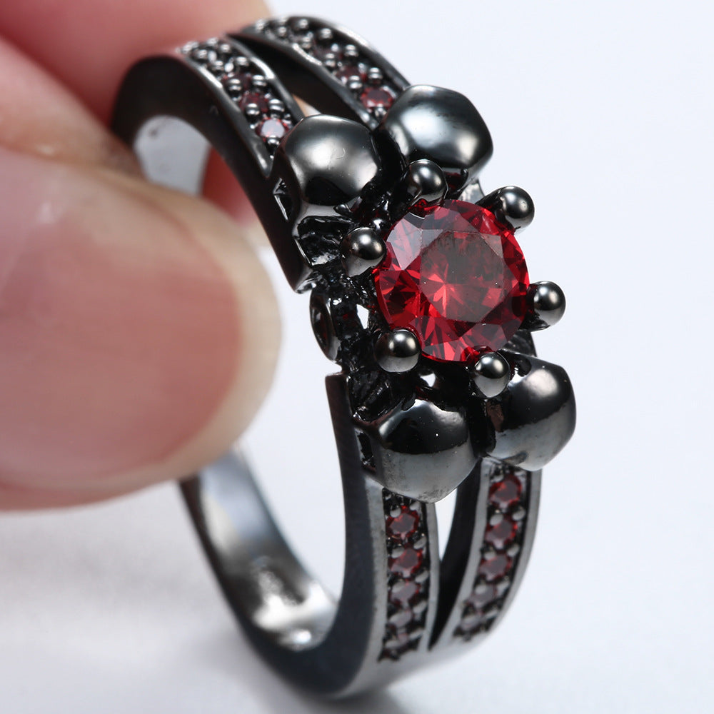 Unisex Gold Plated Brass Ring With Zircon Inlaid Copper Base Metal Jewelry For Men And Women Fashion Accessory