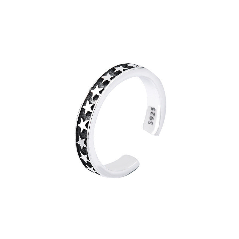 Ring Retro Korean Style Opening Ring Simple Design Individually Packed For Anniversary And Weddings Gift Boxed