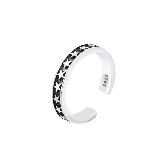 Ring Retro Korean Style Opening Ring Simple Design Individually Packed For Anniversary And Weddings Gift Boxed