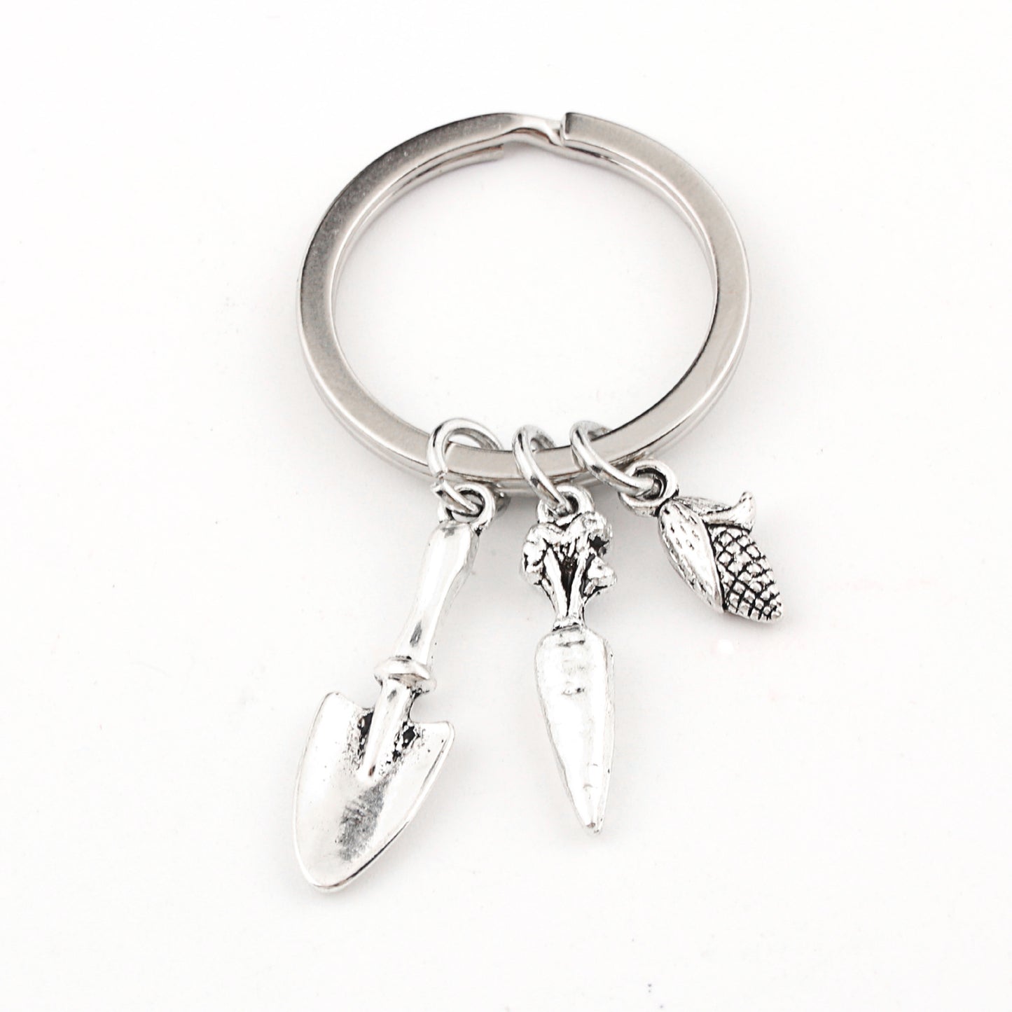 Gardener Keychain For Women Gardening Gift Antique Silver Zinc Alloy Keychain Fashion Accessory Durable Keychain