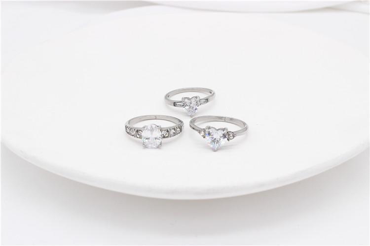 Jewelry Fashion Simple European And American Ladies Wedding Diamond Ring