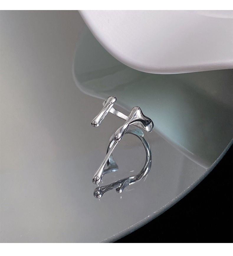 Copper Open Ring for Women Adjustable Index Finger Style