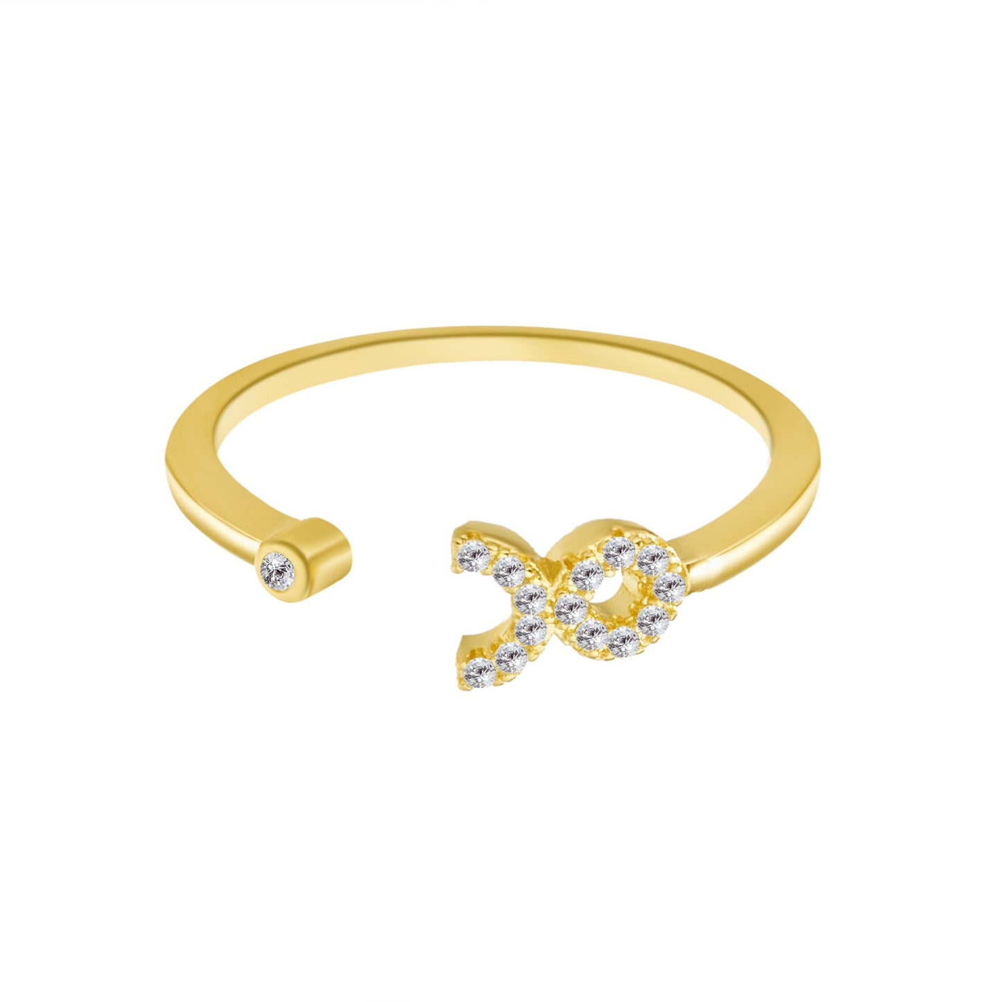 Gold Zodiac Sign Ring Electroplated Alloy Constellation Jewelry For Women And Girls Perfect Everyday Wear Shine