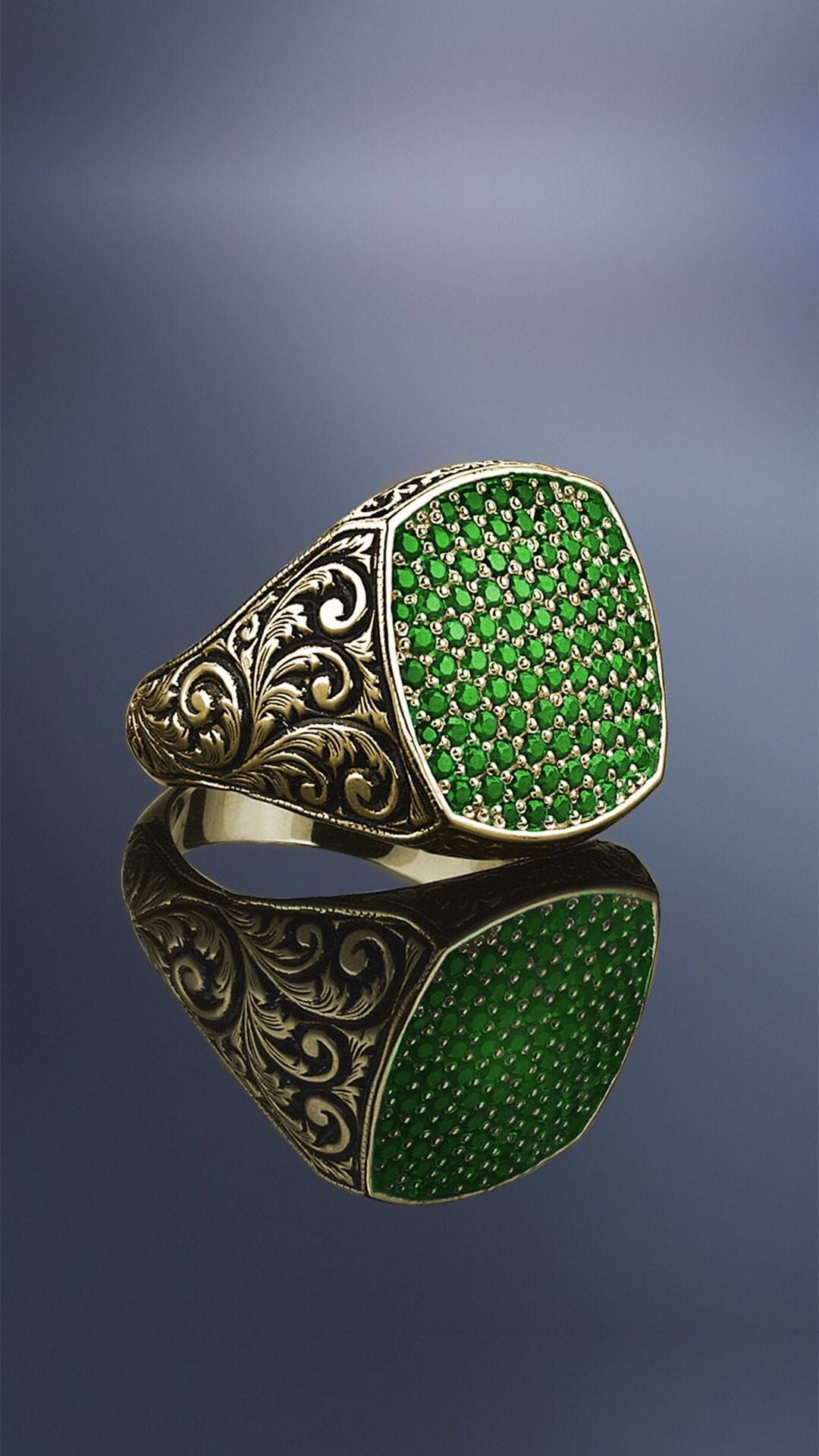 Geometric Alloy Ring European American Design Retro Punk Model Ring Birthday Gift Individually Packed For Fans