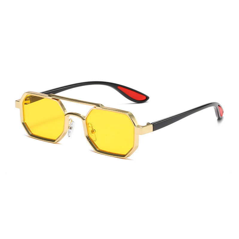 Large Frame Sunglasses Style Eyewear Non Polarized UV400 Protection Full Frame Metal Unisex Casual Sun Glasses