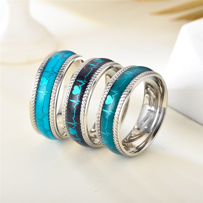 Stainless Steel Couple Ring 8mm Polished Men Women Wedding Band For Promise Anniversary Jewelry Durable Shine Wear