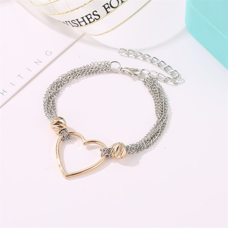 Geometric Gold Plated Bracelet For Women Modern Fashion Jewelry Bangle Design Elegant Everyday Accessory Charm