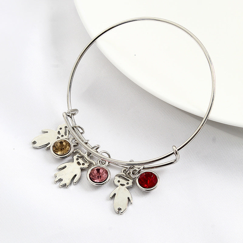 Kids Bracelet Alloy Diamond Sparkling Jewelry For Girls And Boys Marine Life Silver Rose Gold Golden Made Safe