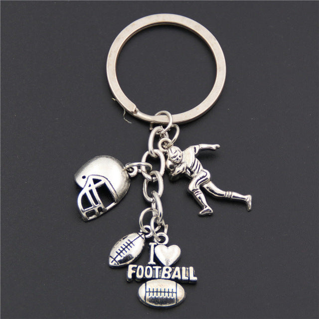 Cheerleader Keychain Alloy 30mm Key Ring For Athletes Fitness Enthusiasts And Sports Lovers Cheerleading Enthusiasts