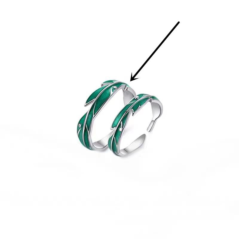 Adjustable Magnetic Geometric Couple Rings for Women and Men Alloy Matching Promise Rings Fashion Accessory Jewelry